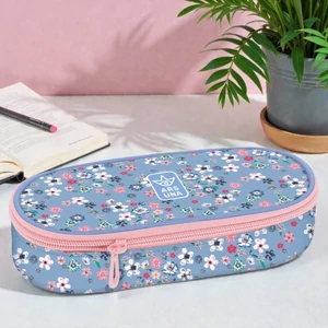 Tolltartó nagy Ars Una 24' Körzippes Pearl Blossom blue (5376) 24 54940863 Egyrekeszes zsebbel és írószert