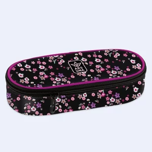 Tolltartó nagy Ars Una 24' Körzippes Pearl Blossom black (5377) 24 54940862 Egyrekeszes zsebbel és írószert