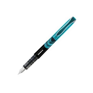 Töltőtoll Zebra 0,6 mm, Fountain pen, világoskék