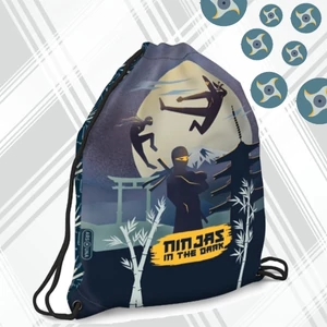 Ars Una Tornazsák sportzsák Ninjas In The Dark   25 53564573 Könnyű erős tartós anyagból