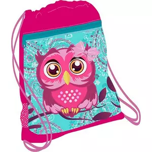 Tornazsák Belmil 20' Speedy Pinky Owl baglyos 336-91 43x45cm hálós sportzsák Gym Bag