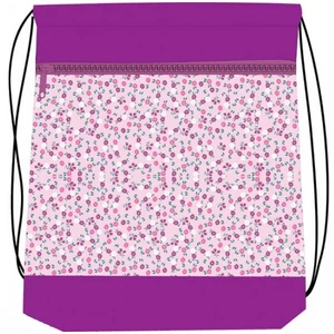 Tornazsák Belmil 20 Very Chic virágos, rózsaszín 336-91 43x45cm hálós sportzsák Gym Bag