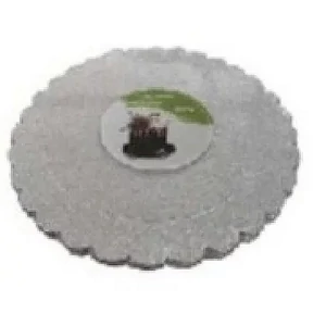 Tortaalátét 25 cm kerek ezüst 1db/ár
