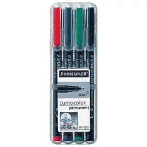 Alkoholos marker Staedtler Lumocolor 318 F OHP 0,6mm tűhegyű 4szín Írószerek STAEDTLER 318 WP4