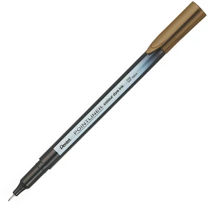 Tűfilc 0,4mm PENTEL Pointliner" barna