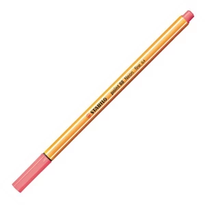 Tűfilc neon piros Stabilo Point 88'/040, 0,4mm-es Írószerek STABILO 88/040