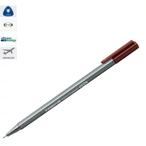 Tűfilc középbarna Staedtler Triplus 0,3mm-es Írószerek STAEDTLER 334-76