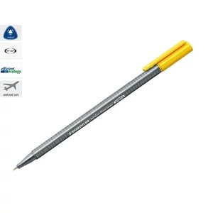Tűfilc sárga Staedtler Triplus 0,3mm-es Írószerek STAEDTLER 334-1