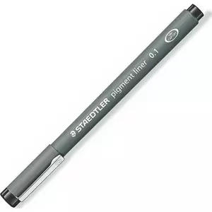 Tusfilc fekete Staedtler Pigment Liner 0, 1mm Írószerek STAEDTLER 308 01-9