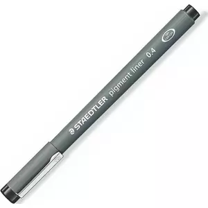 Tusfilc fekete Staedtler Pigment Liner 0,4mm Írószerek STAEDTLER 308 04-9