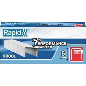 Tűzőkapocs 53/6 Rapid horg.,53/6,5000db/doboz Rapid 1db rendelési egység ár 1db-ra