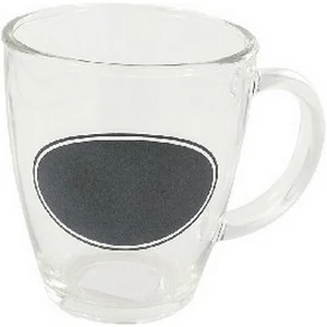 Bögre üveg írható címkés