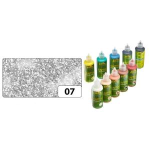 Üvegfesték Folia 80 ml Funny Color Antik ezüstcsillámos F4507