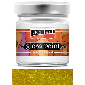 Üvegfesték oldószeres 30ml arany Pentart