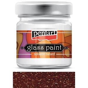 Üvegfesték oldószeres 30ml bronz Pentart