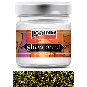 Üvegfesték oldószeres 30ml csillogó arany Pentart