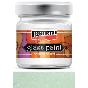 Üvegfesték oldószeres 30ml gyöngyház fehér Pentart