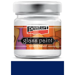 Üvegfesték oldószeres 30ml kék Pentart