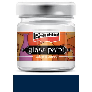 Üvegfesték oldószeres 30ml viharkék Pentart