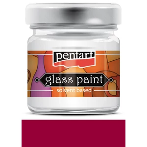 Üvegfesték oldószeres 30ml vörösbor Pentart