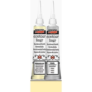 Üvegfesték Pentart kontúrozó 20ml vanília