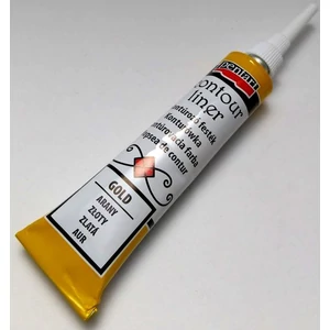 Üvegfesték Pentart kontúrozó 20ml, arany PENTART