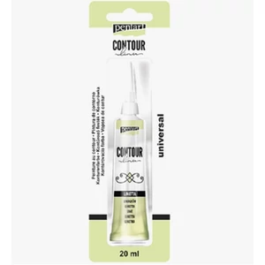 Üvegfesték Pentart kontúrozó 20ml csillogó limetta