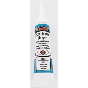 Üvegfesték Pentart kontúrozó 20ml kék Kontúrozó festék - Normál színek