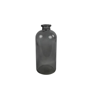 Váza üveg sötétszürke Bottle rd Dawn S dark grey