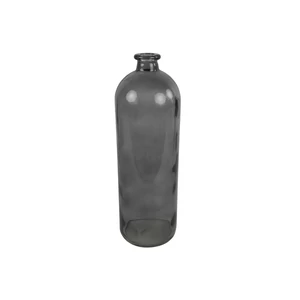 Váza üveg sötétszürke Bottle rd Dawn L dark grey SDDST5325