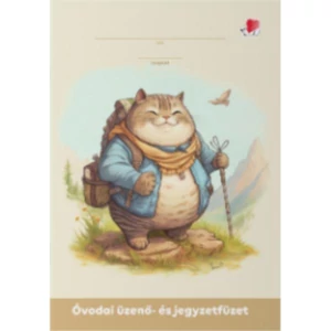 Üzenő ovodai füzet A5 Ico süni cat 32 lap