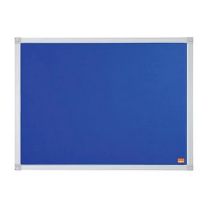 Üzenőtábla aluminium keret 60x45cm NOBO Essentials kék
