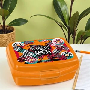 Uzsonnásdoboz Ars Una Rollin’ Mania (5228) 23' gördeszka 52542282 zárható műanyag uzsonnás doboz