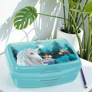 Uzsonnásdoboz Ars Una Stardust (5258) 23 unikornis 52542589 zárható műanyag uzsonnás doboz