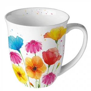 Bögre Porcelán 0,4l Colourful Summer Flowers
