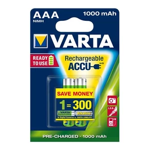 Elem Varta tölthető "AAA mikro, 2x1000 mAh, Professional Accu