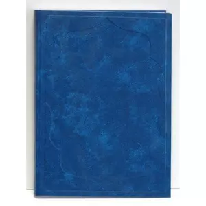 Vendégkönyv A4 műbőr kék 