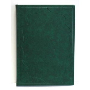 Vendégkönyv A4 műbőr zöld 