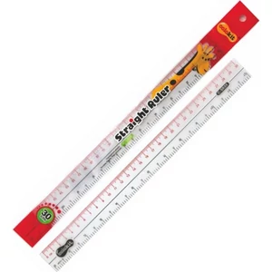 Vonalzó 30cm műanyag COLOkiT hajlítható áttetsző vonalzó Irodai kiegészítők COLOKIT C-SR05