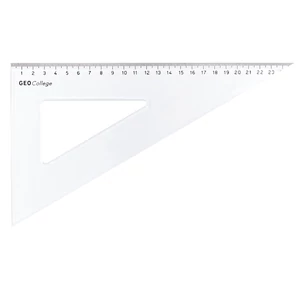 Vonalzó 60° 25cm Aristo GEOCollege víztiszta AH23625