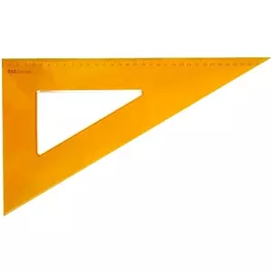 Vonalzó háromszög 60° 35cm Aristo GEOContrast sárga AH22636