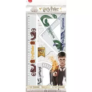 Vonalzókészlet Harry Potter 4db-os, Maped 30cm