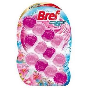 WC-tisztítógél 3x42g BREF Brilliant gél Spring Rain