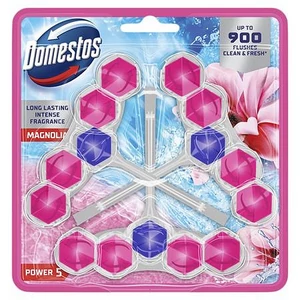 WC frissítő blokk 3db-os DOMESTOS Power 5 magnólia