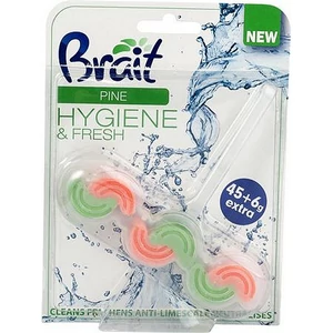 WC tisztító blokk 2 fázisú 45 g Brait Hygiene and fresh fenyő