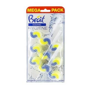WC tisztító blokk 2 fázisú 3x45 g Brait Hygiene and fresh óceán