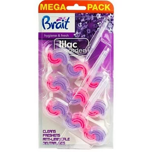 WC tisztító blokk 2 fázisú 3x45 g Brait Hygiene and fresh orgona