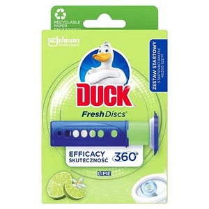 WC tisztító korong adagolóval 36ml DUCK Fresh Discs lime 