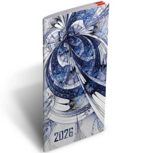 Zsebnaptár 2026 2heti 8011-53 irka fraktál Realsystem 2026 kollekció!