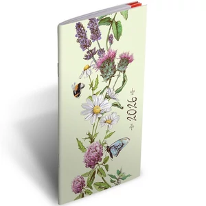 Zsebnaptár 2026 2heti 8011-57 zsebirka herbárium Realsystem 2026 kollekció!